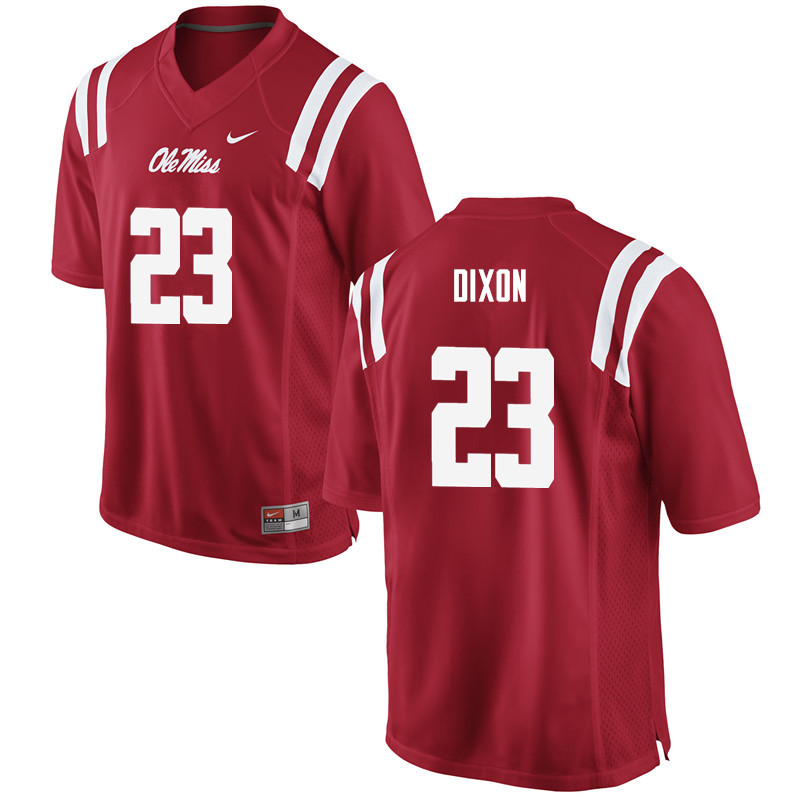 Breon Dixon Ole Miss Rebels NCAA Men's Red #23 Stitched Limited College Football Jersey LNX0358XX